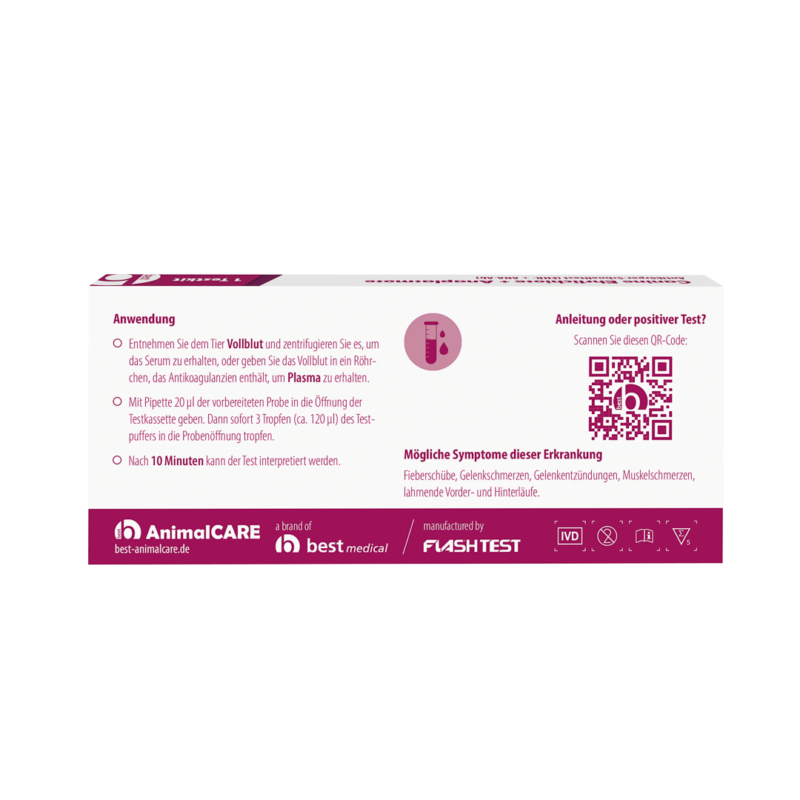 Canine Ehrlichiose (EHR) + Anaplasmose (ANA) Antikörper-Schnelltest – Bild 6