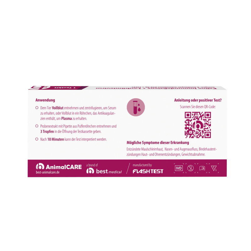 Feline Immundefizienz-Ag + Leukämievirus Antigen- & Antikörper-Schnelltest – Bild 6