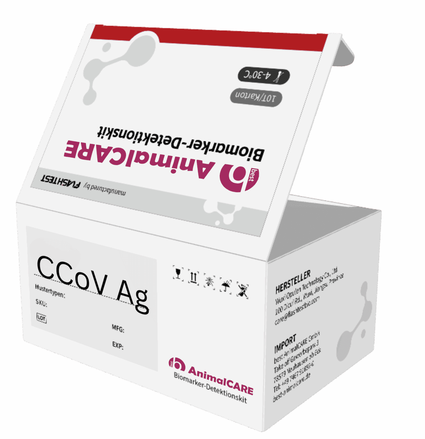 CCoV Ag - Canine Coronavirus Antigen - FIA-Testkit