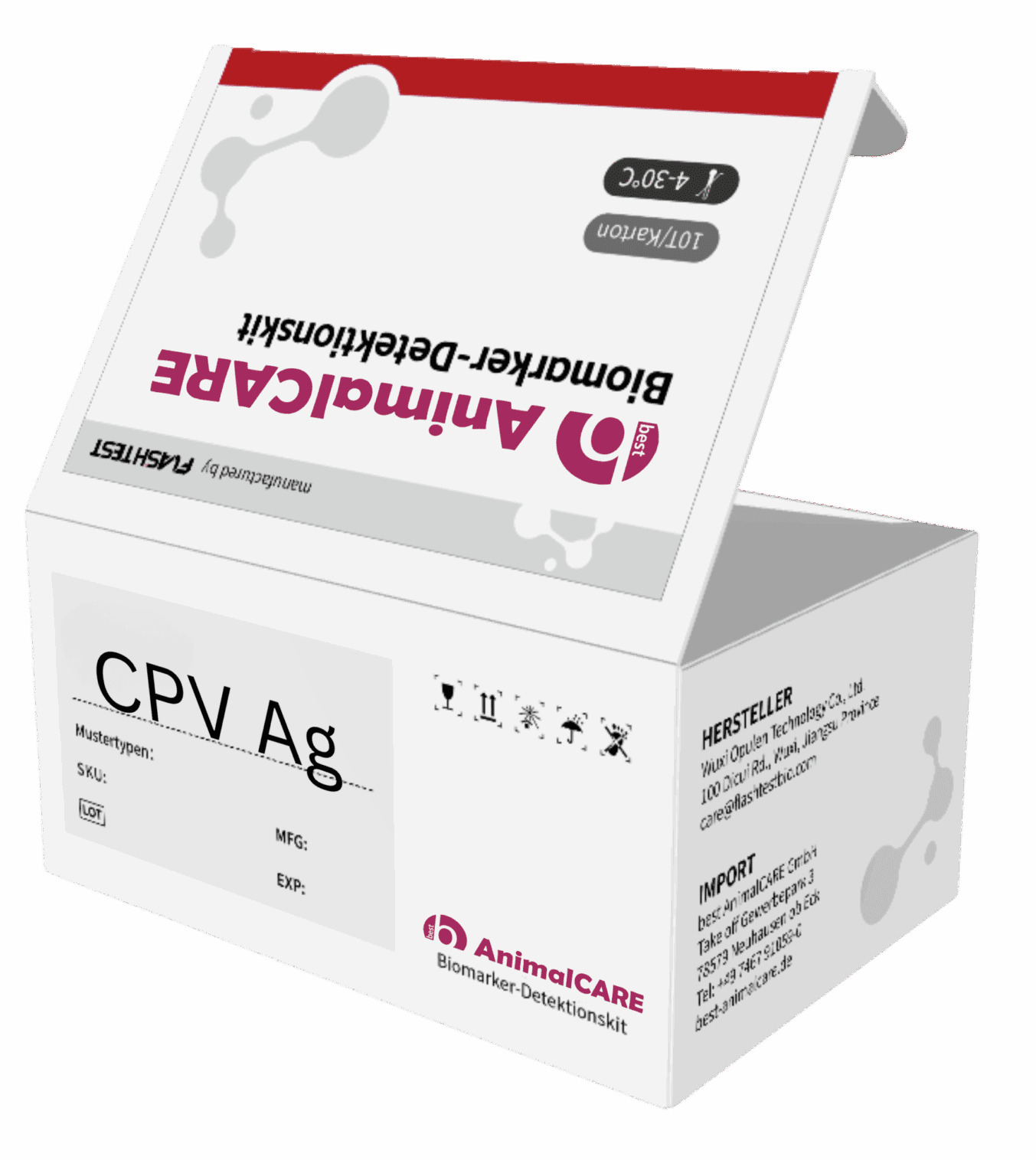 CPV Ag - Canine Parvovirus Antigen - FIA-Testkit