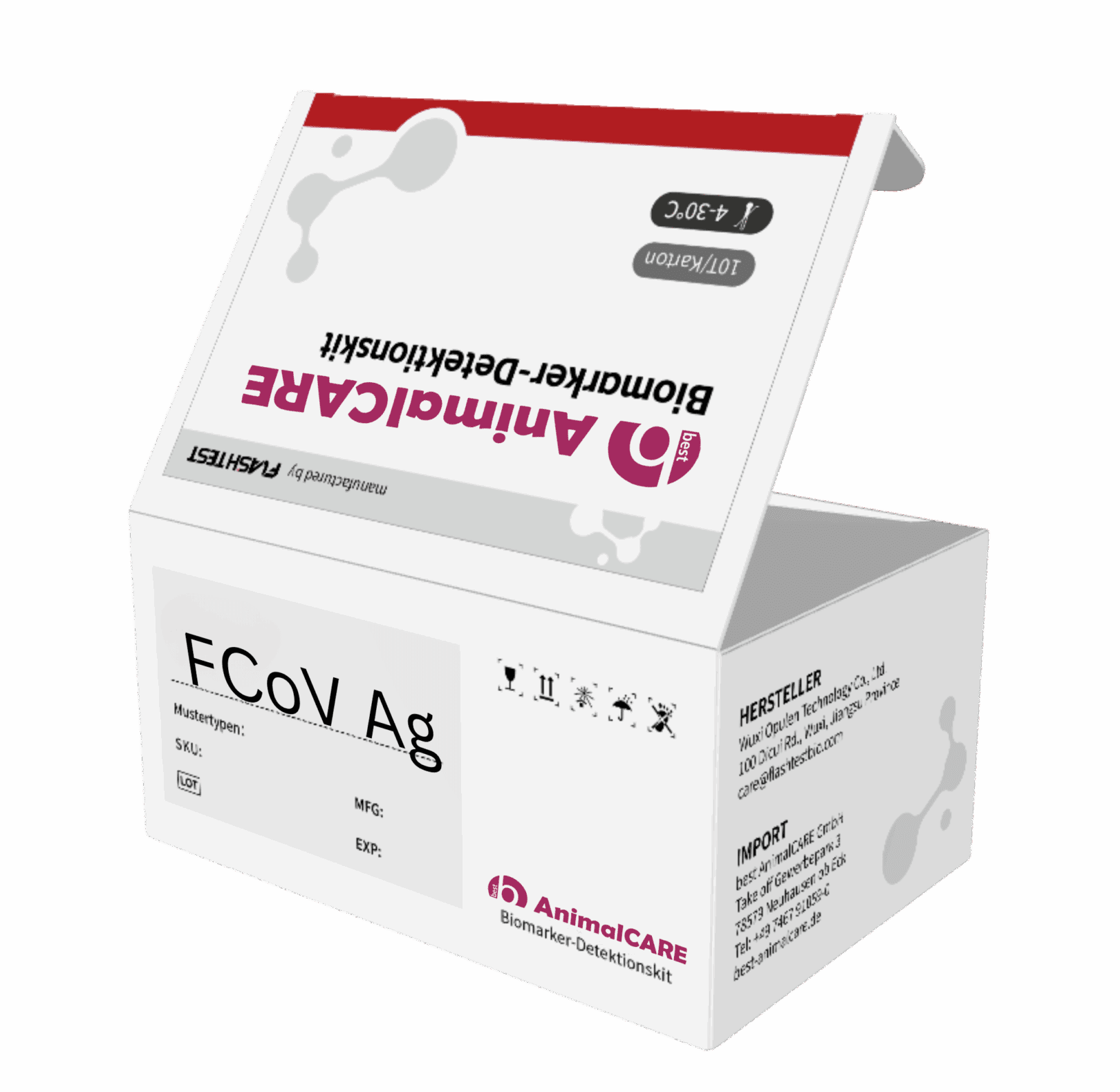 FCoV Ag -Feline Coronavirus Antigen - FIA-Testkit
