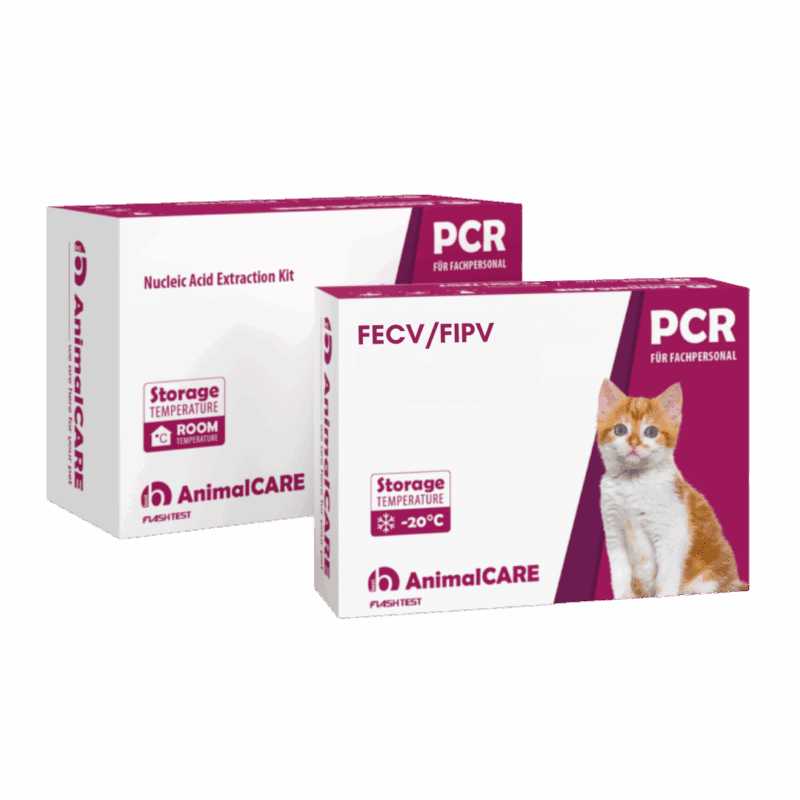 Feline Enteric Coronavirus (FECV) / Feline Infektiöse Perintonitis (FIP) – PCR-Komplettset <b>(4 St.)</b>